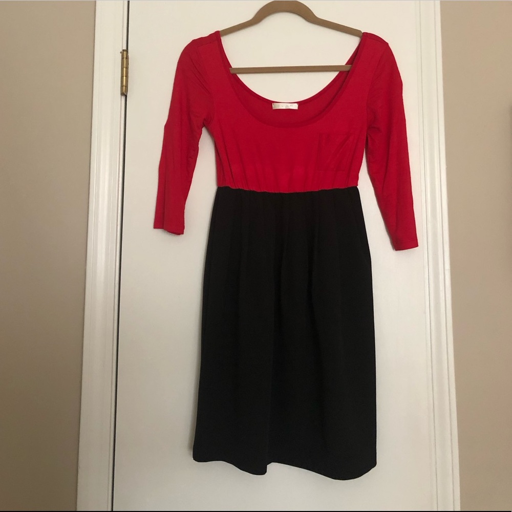 Red and black dress by Glam